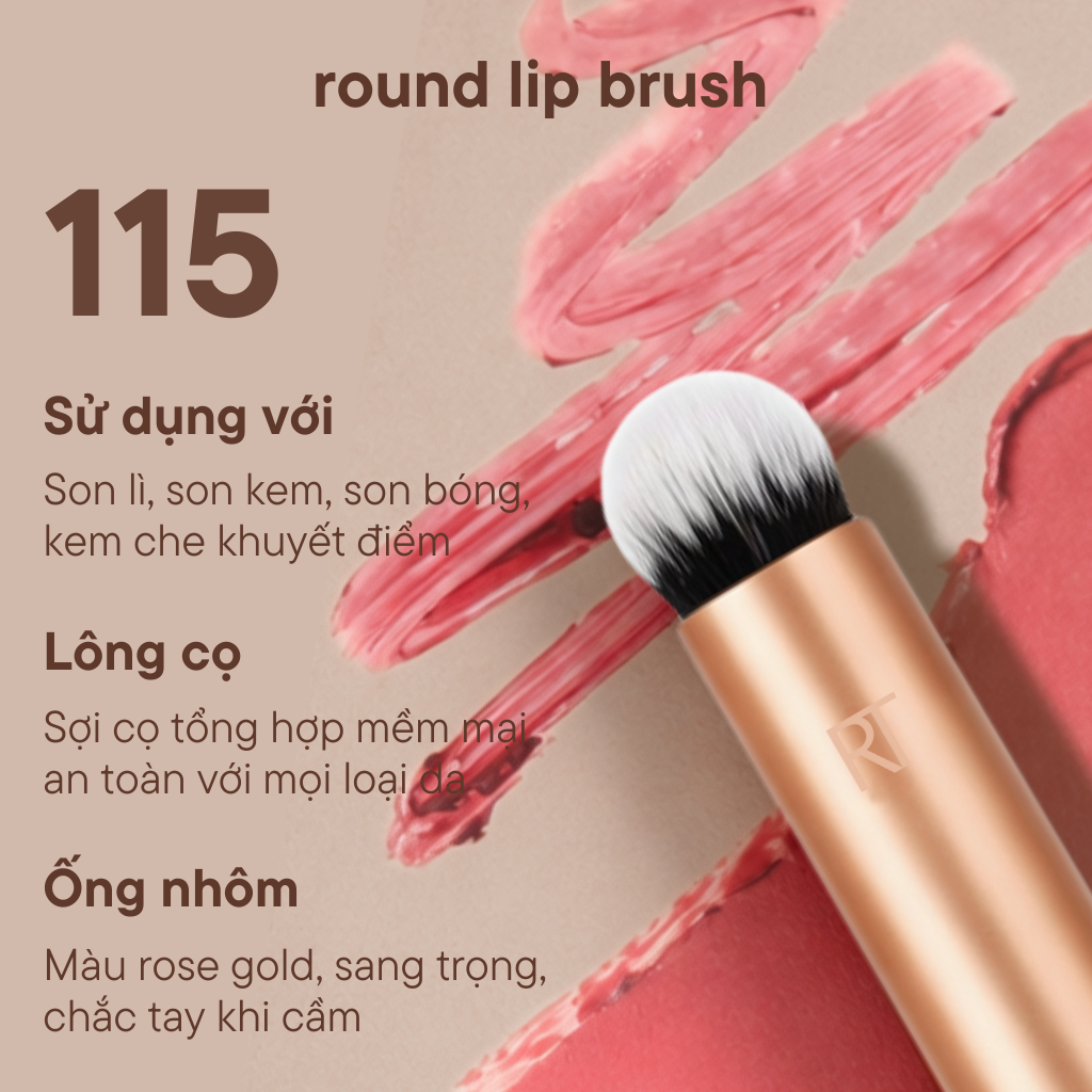  Cọ Môi Đầu Tròn RT Real Techniques Round Lip Brush R115